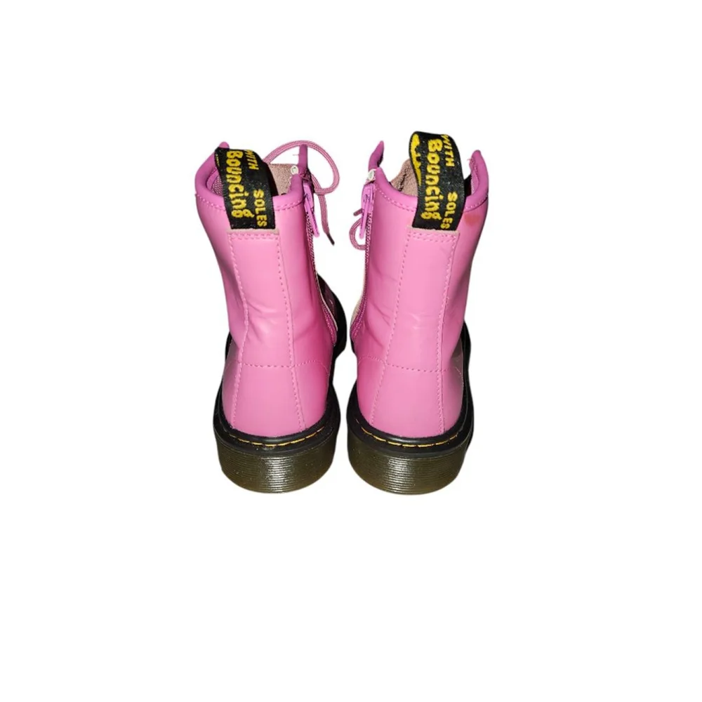 Dr. Martens 1460 Leather Lace Up Boots Girl's Size US 3 PINK